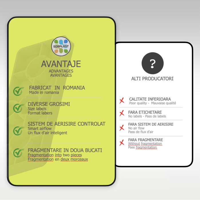 Distantier termopan | 8 mm, 41x100 mm | set 100 bucăți [3]