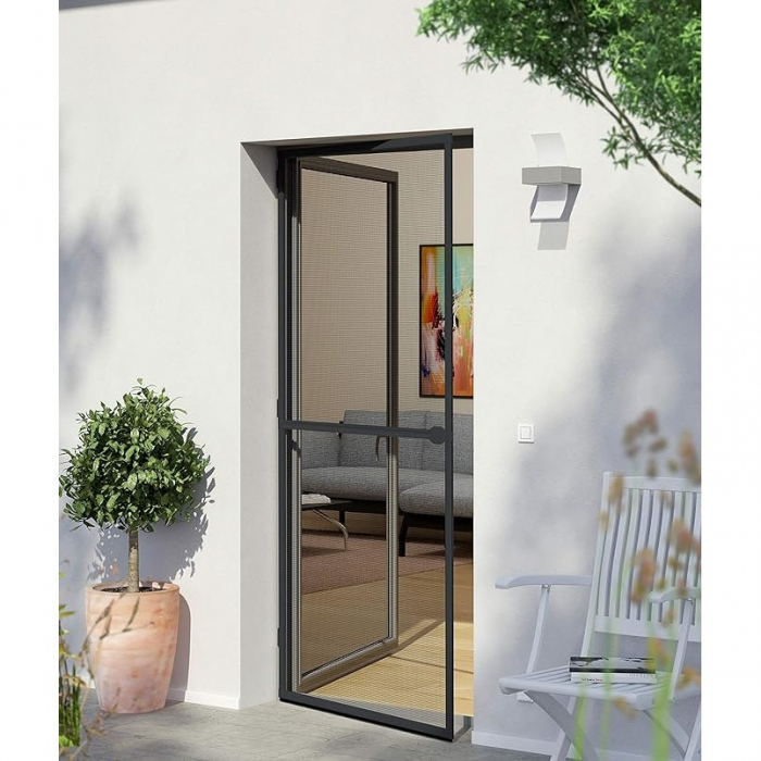 Plasă ușă contra insectelor 115x210 cm – cu balamale, montaj ușor [2]