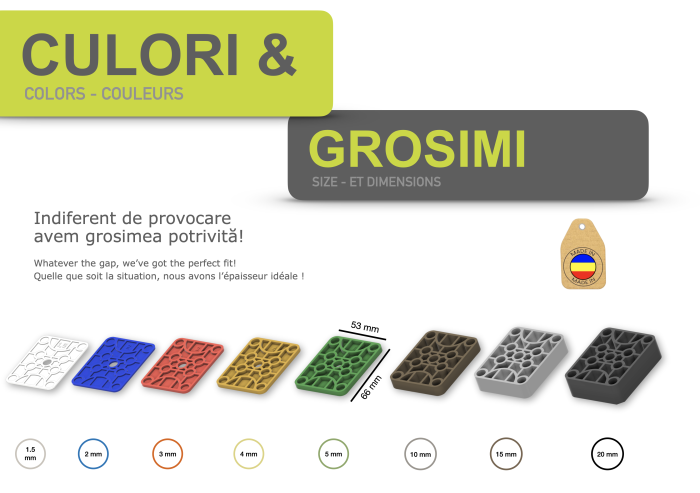 Set 120 Distanțieri Termopane 53x66 mm – GrosimI 1-20 mm [2]