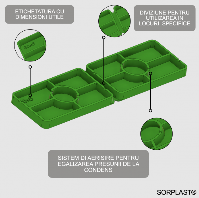 Set 50 Distanțieri Termopane 30x100 mm – GrosimI 1-5 mm, Divizibili [10]