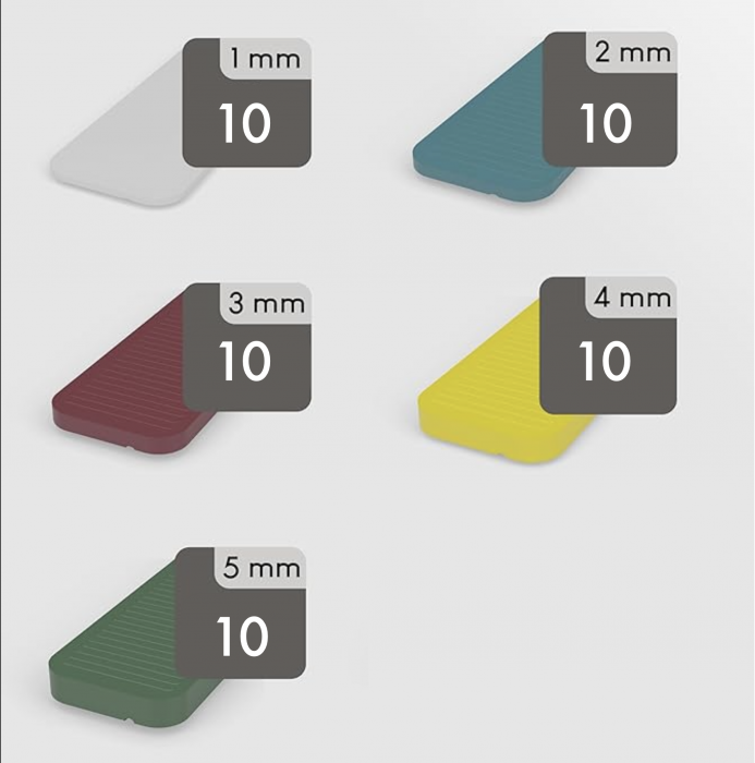 Set 50 Distanțieri Termopane 30x100 mm – GrosimI 1-5 mm, Divizibili [2]
