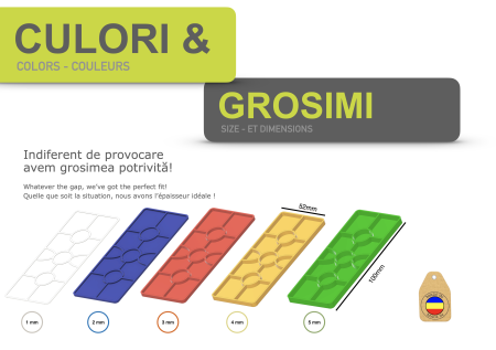 Set 50 Distanțieri Termopane 52x100 mm – GrosimI 1-5 mm [1]