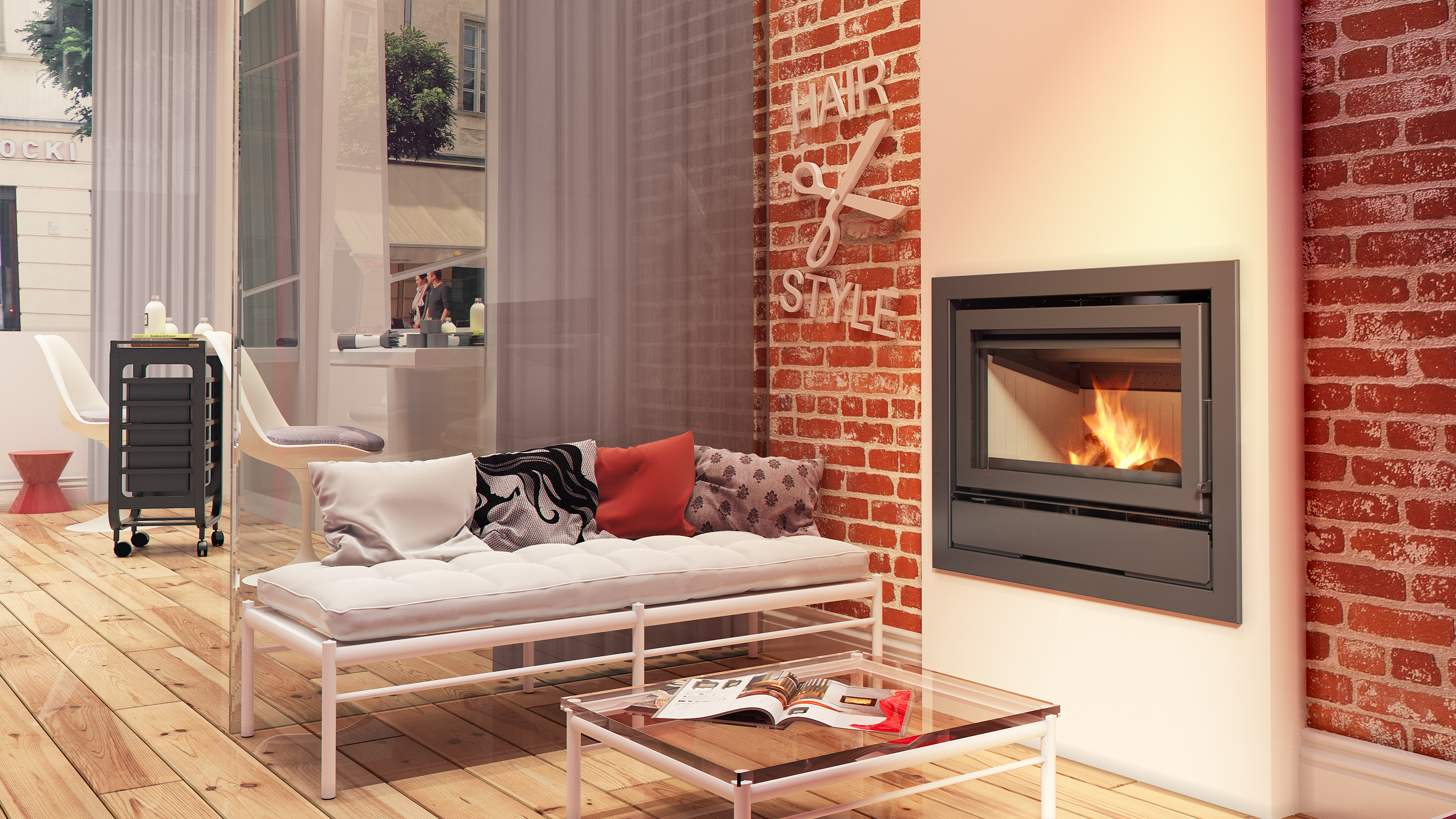 Focare cu samota - consum redus de lemne, design exclusivist