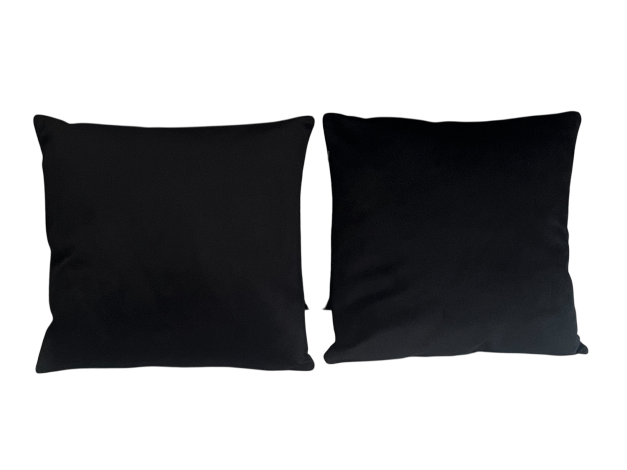 Set 2 fete perna 42 x 42 cm, material catifea, Negru [3]