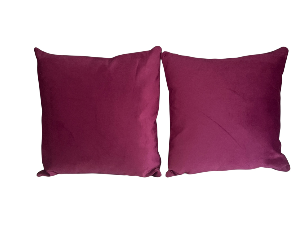 Set 2 fete perna 42 x 42 cm, material catifea, Mov [4]