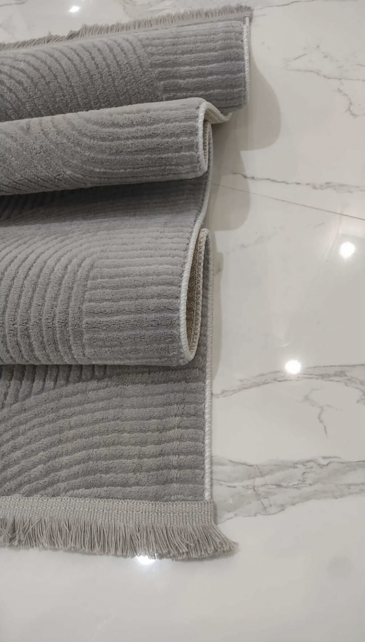 Covor antiderapant 60 X 100 cm, Gri deschis [4]
