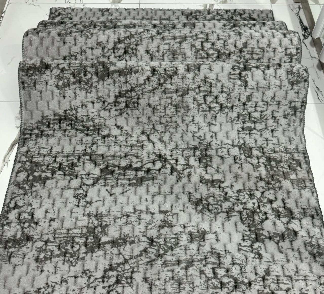Covor antiderapant Modern 80 x 200 cm, Gri albastrui [5]