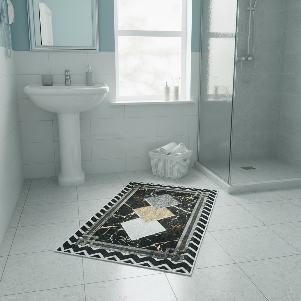 Covor mocheta antiderapant Digital 3 D, 60 X 100 CM [3]