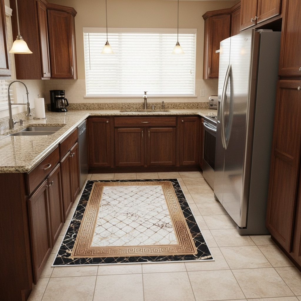 Covor mocheta antiderapant Digital 3 D, 60 X 100 CM [5]