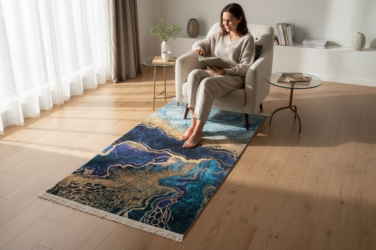 Covor mocheta antiderapant Digital 3 D, 60 X 110 CM [2]