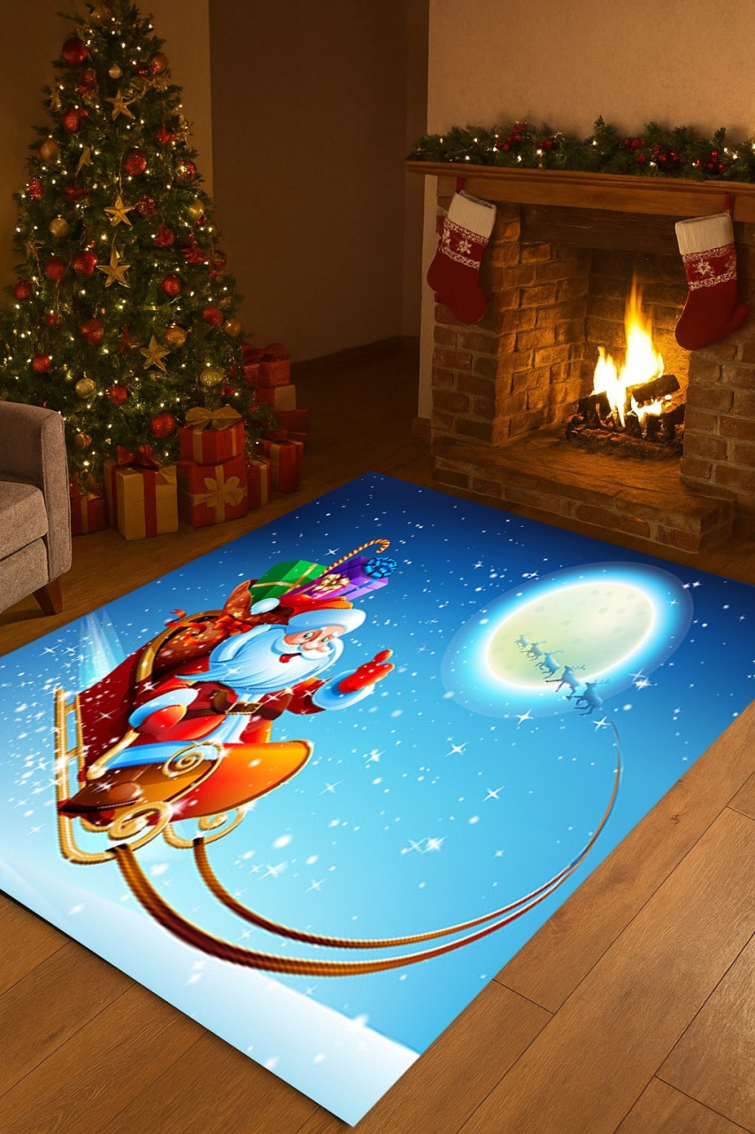 Covor mocheta CRACIUN antiderapant Digital 3 D, 60 X 110 CM [1]