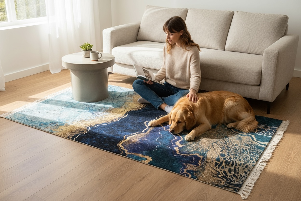 Covor traversa antiderapant Digital 3 D, 80 X 150 cm [2]