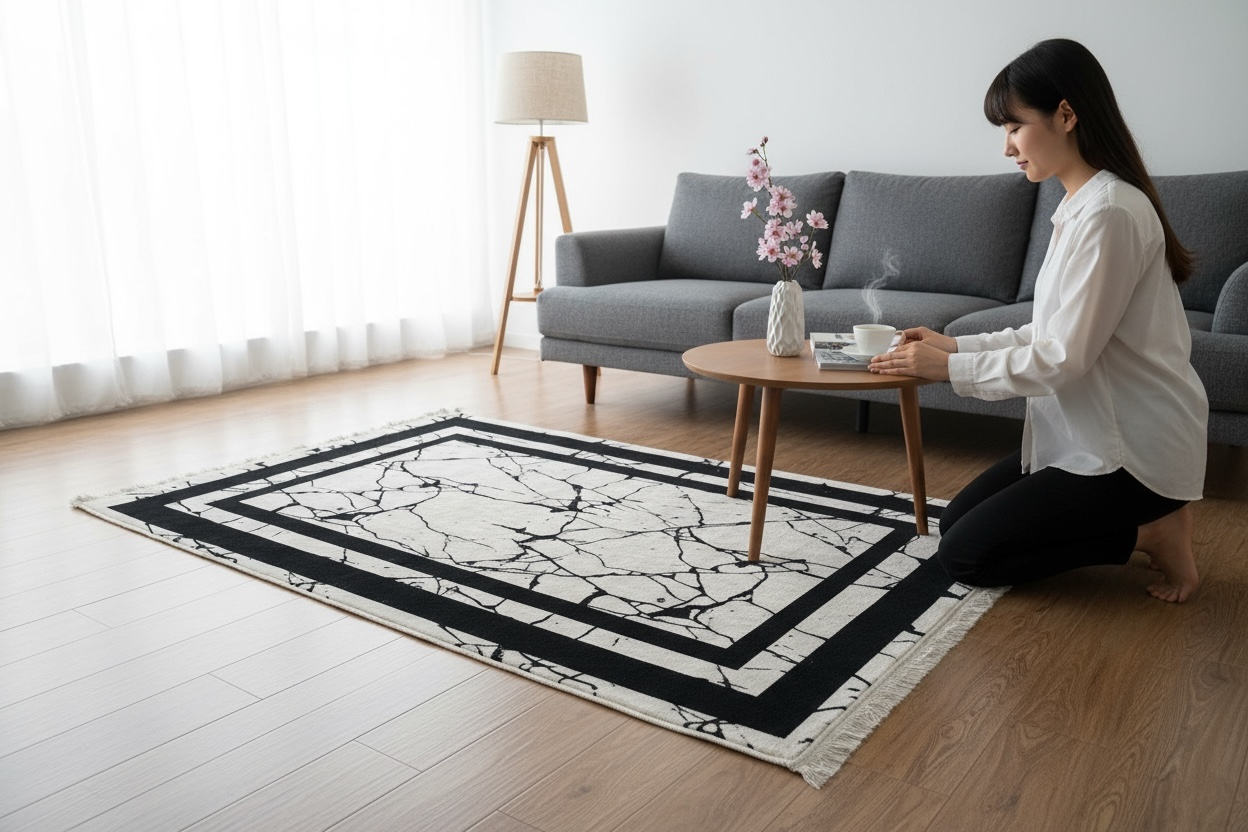 Covor traversa antiderapant Digital 3 D, 80 X 150 cm [2]