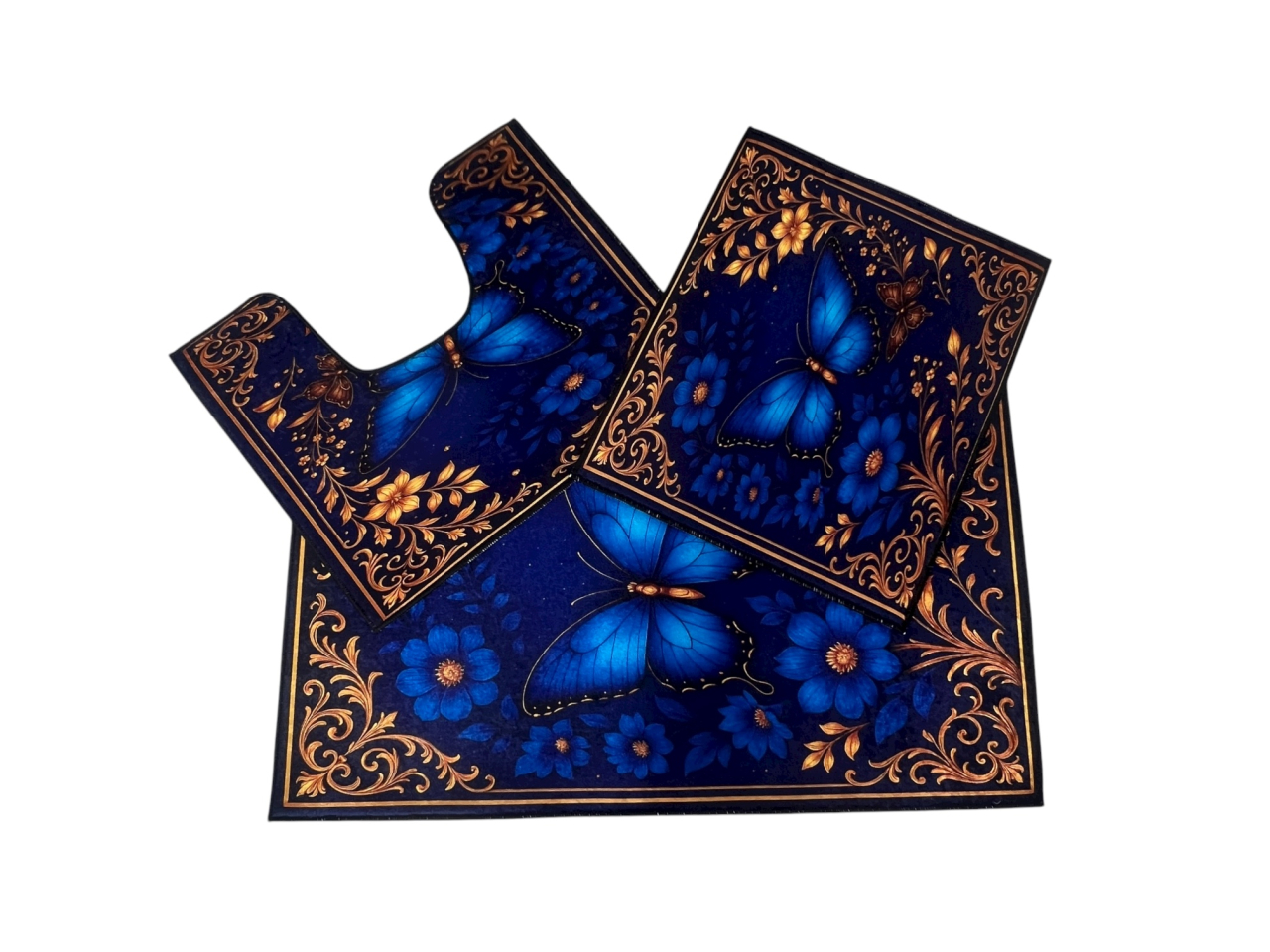 Covoras Baie Set 3 Piese, Antiderapant, 100X60, 50X60, 50X60 cm [1]