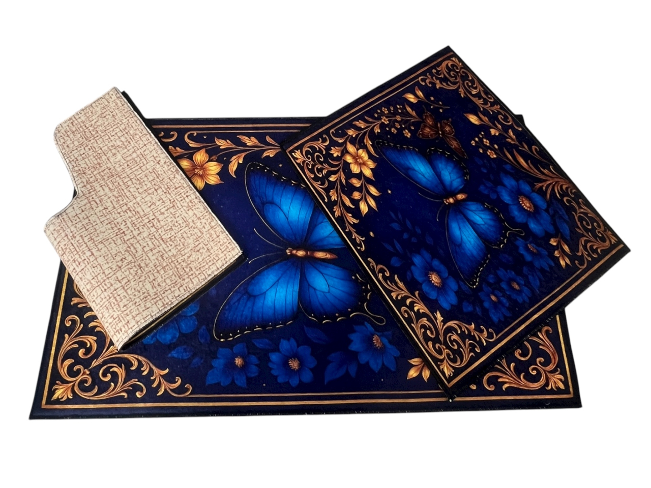 Covoras Baie Set 3 Piese, Antiderapant, 100X60, 50X60, 50X60 cm [3]