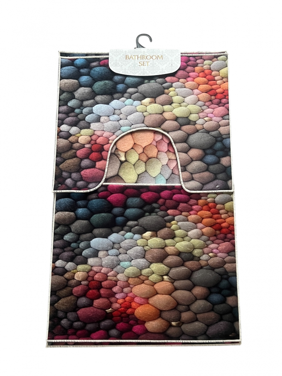 Covoras Baie Set 3 Piese, Antiderapant, 100X60, 50X60, 50X60 cm [2]