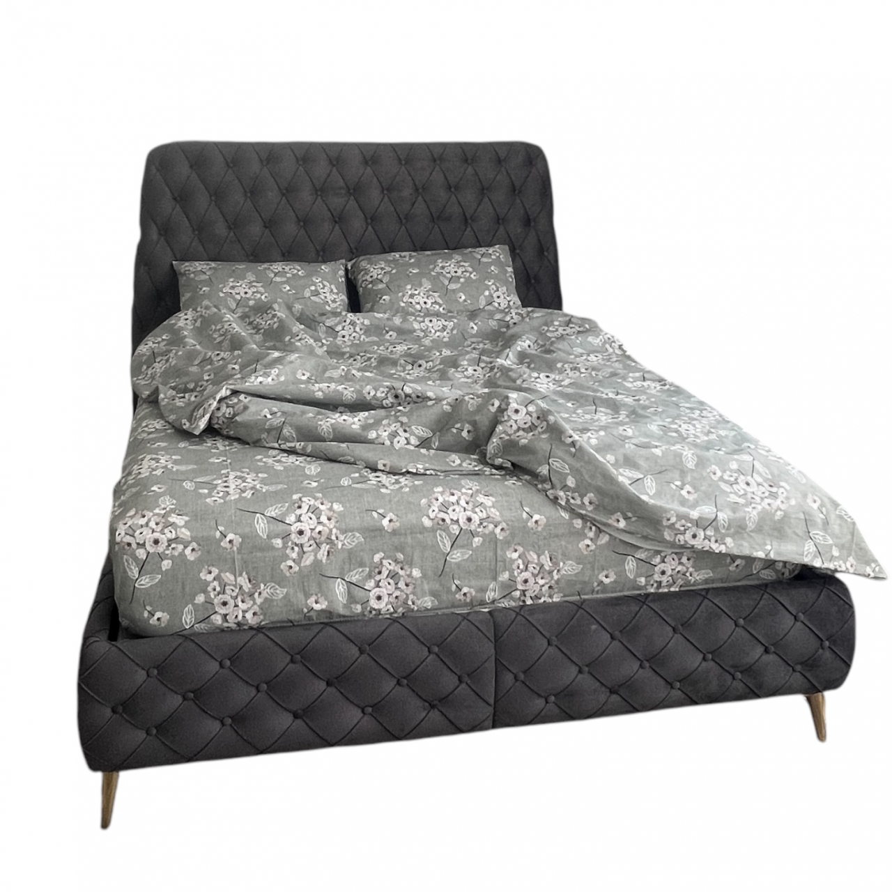 Lenjerie de pat dublu, 4 piese, bumbac 100%, Verde [4]