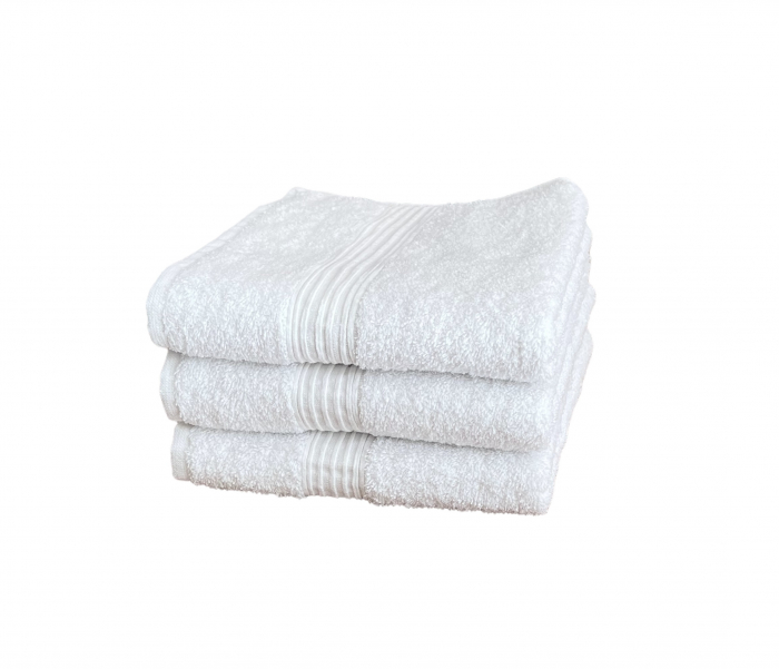Prosop de baie, 70 x 140 cm, Alb, bumbac, 550gr/mp [2]