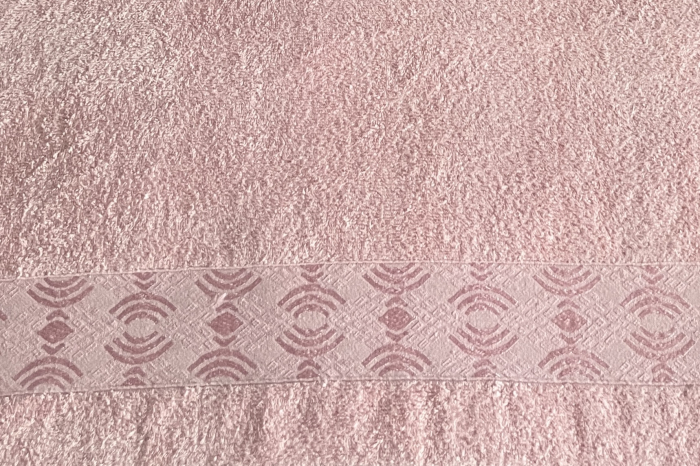 Prosop de baie, 70 x 140 cm, bumbac, 450gr/mp, Roz [3]