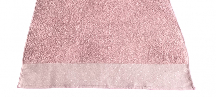 Prosop de baie, 70 x 140 cm, bumbac, 450gr/mp, Roz pudra [2]