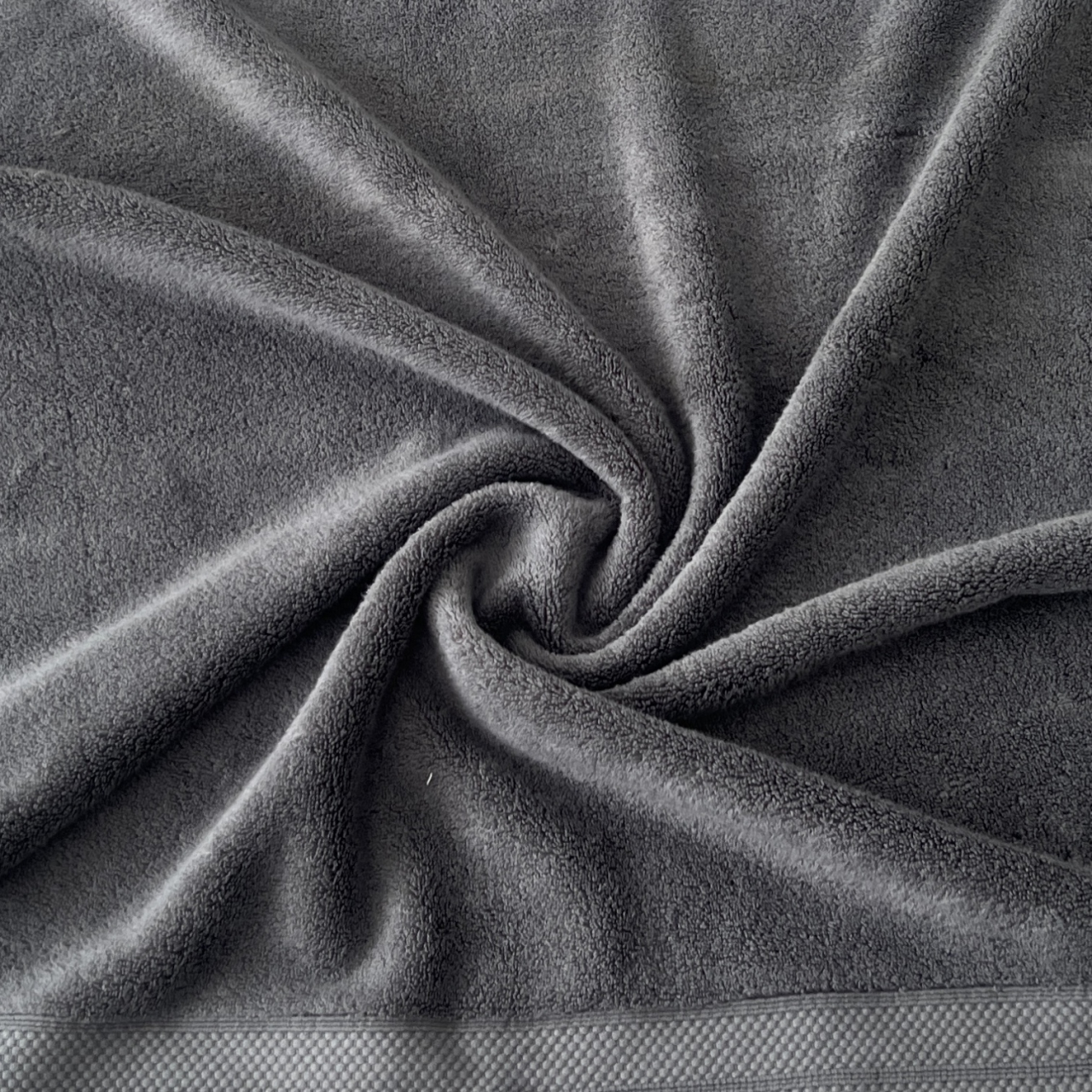 Prosop de baie, 70 x 140 cm, Gri, bumbac, 650gr/mp [2]