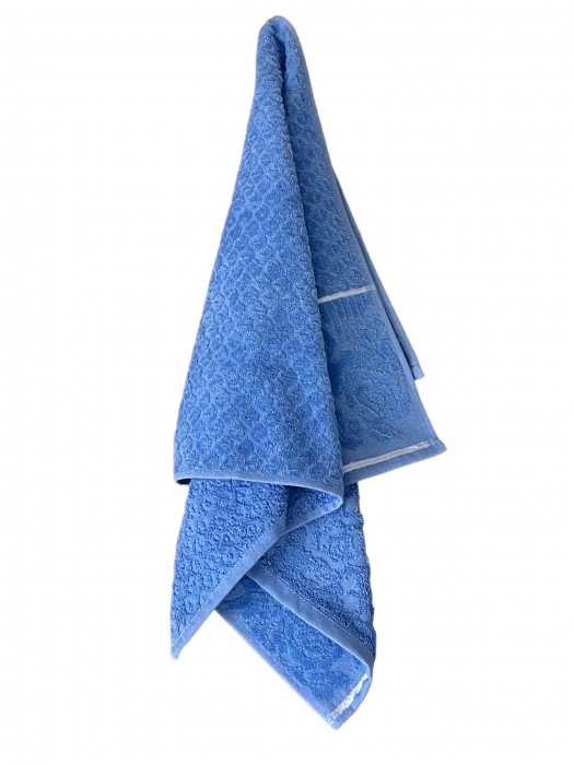 Prosop de fata 50 x 90 cm, Albastru, bumbac, 450 gr/mp [2]
