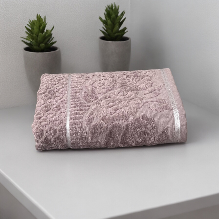 Prosop de fata 50 x 90 cm, Maro, bumbac, 450gr/mp [3]