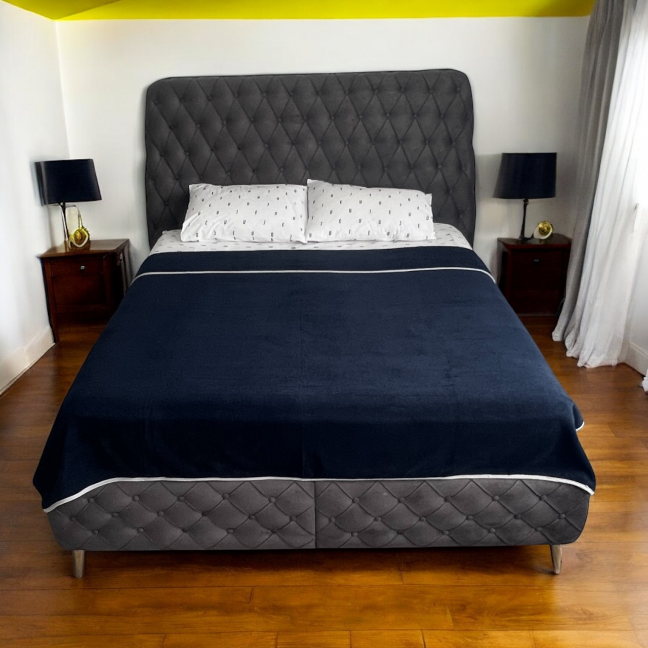 Prosop de pat/plaja 180 X 210 cm, bumbac, Bleumaren [4]