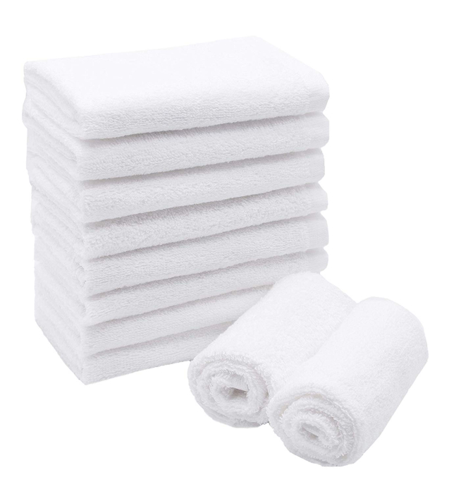 Set 12 Prosoape 100% bumbac, 30 x 50 cm, 550 gr/mp, Culoarea Alb [3]