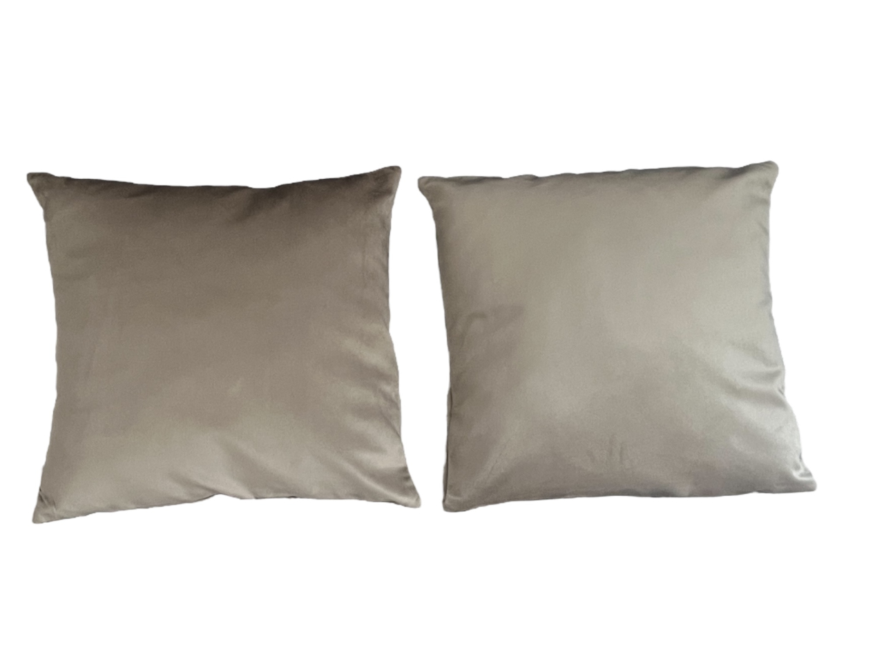 Set 2 fete perna 42 x 42 cm, material catifea, Gri [4]