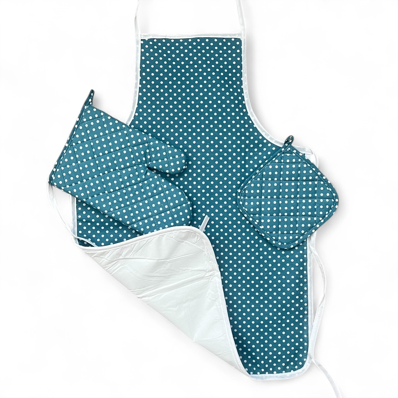 Sort de bucatarie 3 piese, impermeabil, Turcoaz [2]