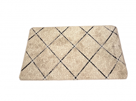 Covoare baie, living, camera, bucatarie - Covor antiderapant 60 X 100 cm, Maro/negru