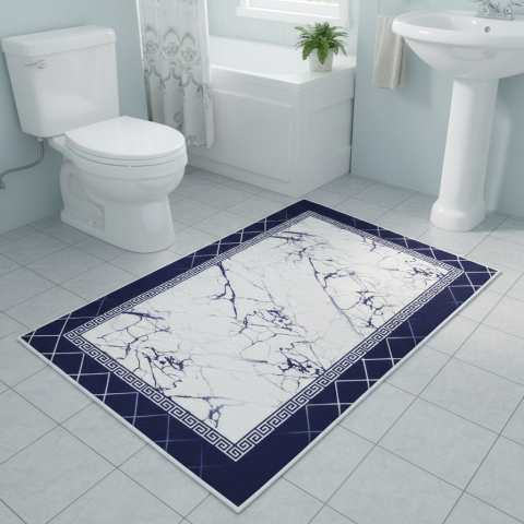 Covoare baie, living, camera, bucatarie - Covor mocheta antiderapant Digital 3 D, 60 X 100 CM