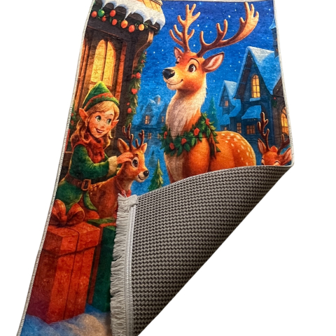 Covor mocheta CRACIUN antiderapant Digital 3 D, 60 X 110 CM [2]