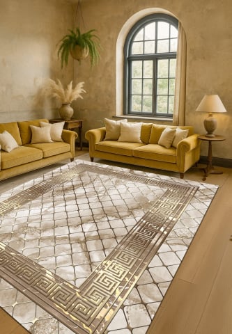 Covoare baie, living, camera, bucatarie - Covor mocheta antiderapant Digital 3 D, 60 X 110 CM