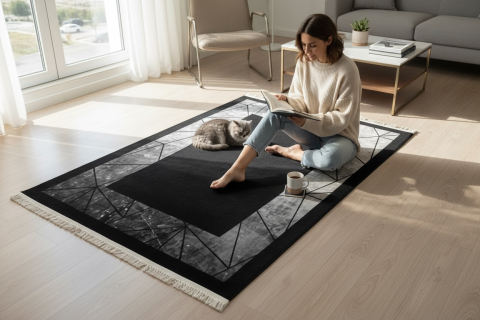 Covor traversa antiderapant Digital 3 D, 80 X 150 cm [1]