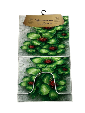 Covoras Baie Set 3 Piese, Antiderapant, 100X60, 50X60, 50X60 cm [1]