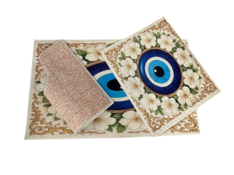 Covoras Baie Set 3 Piese, Antiderapant, 100X60, 50X60, 50X60 cm [3]