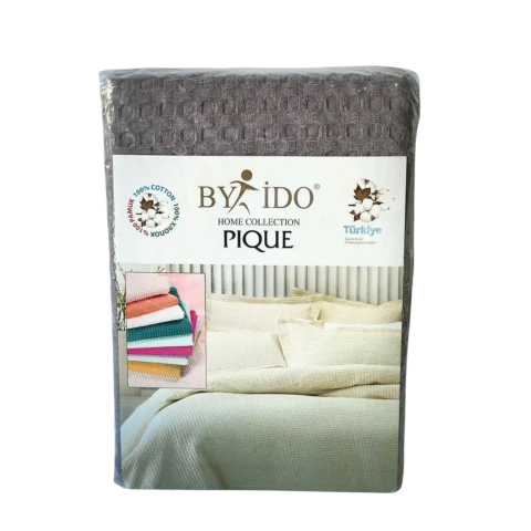 Cuvertura de pat bumbac, 200x240 cm, Gri [3]