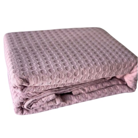 Paturi - Cuverturi - Pilote - Huse - Cuvertura de pat bumbac, 200x240 cm, Roz inchis