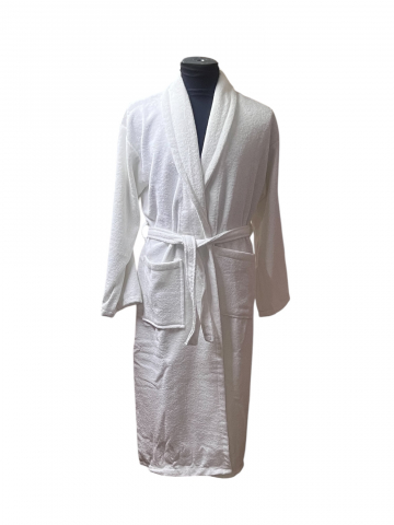 Halate de baie - Halat de baie, bumbac 100%, Alb, L