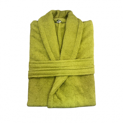 Halat de baie, bumbac 100%, Verde fistic, XL [1]