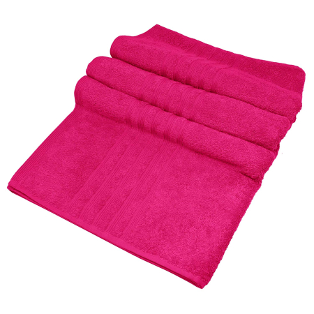 Prosop de baie, 100% bumbac, 70 x 140 cm, Culoarea roz, 550 gr/mp [1]