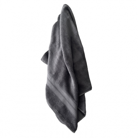 Prosop de baie, 70 x 140 cm, Gri, bumbac, 650gr/mp [7]