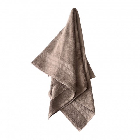 Prosop de baie, 70 x 140 cm, Maro, bumbac, 650gr/mp [3]