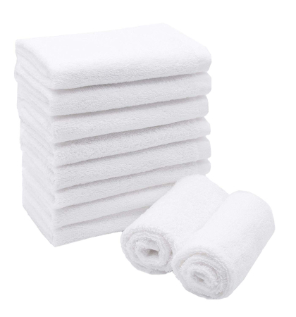 Set 12 Prosoape 100% bumbac, 30 x 50 cm, 550 gr/mp, Culoarea Alb [2]