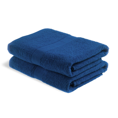 Prosoape - Sorturi - Set 2 Prosoape  de baie, 100% bumbac, 70 x 140 cm, Culoarea albastra, 550 gr/mp