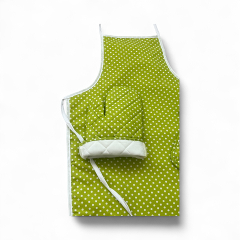 Sort de bucatarie 3 piese, impermeabil, Verde fistic [3]