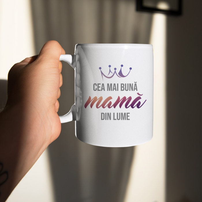 Cana personalizata cu text - Cea mai buna mama din lume [2]