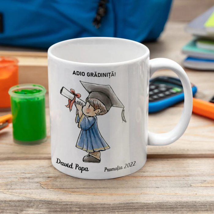Cana personalizata cu un nume - adio gradinita! [2]